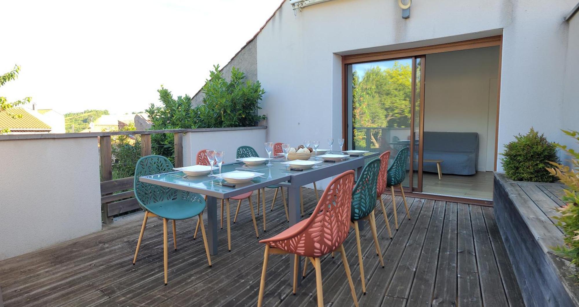 Les Maisons Bareyre - Grandes Maisons Avec Terrasse Saint-Sandoux Exterior foto